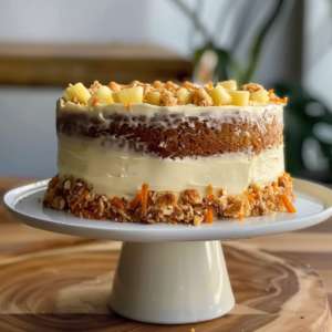 Pineapple Carrot Cake Recipe | Moist & Flavorful Twist
