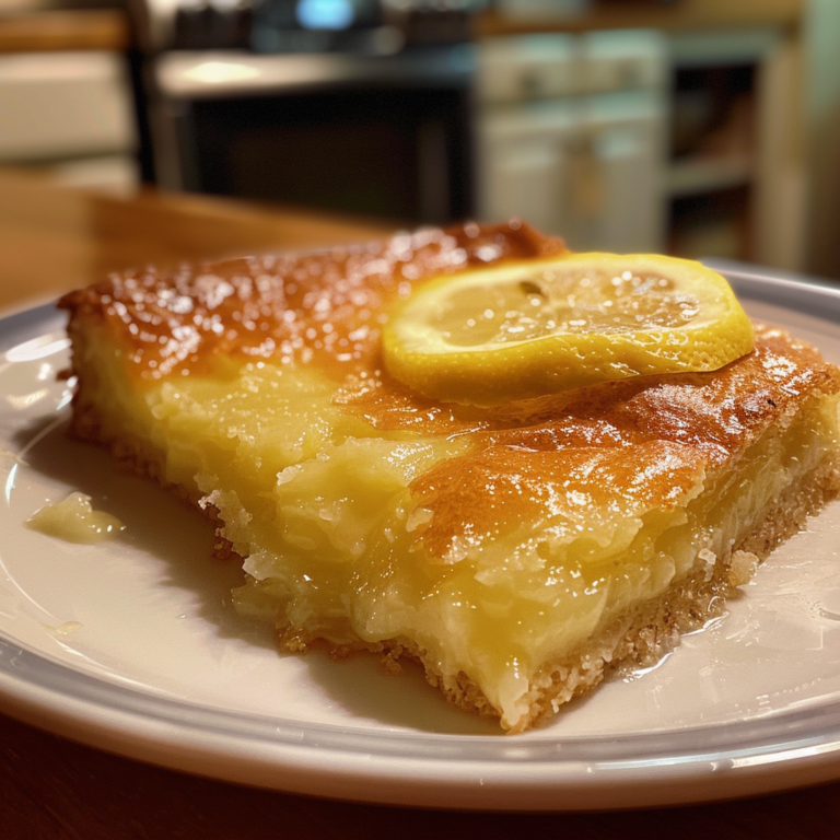 Tangy Lemon Cream Cheese Dump Cake with a Buttery Crust