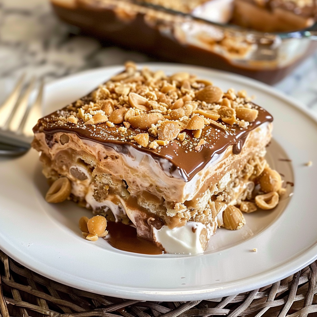 Peanut Butter Crunch Lasagna: A Sweet & Salty Dessert Twist