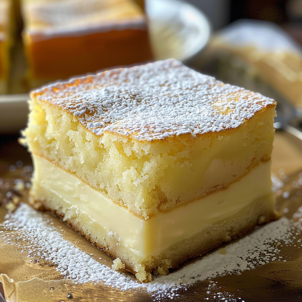 Vanilla Magic Custard Cake