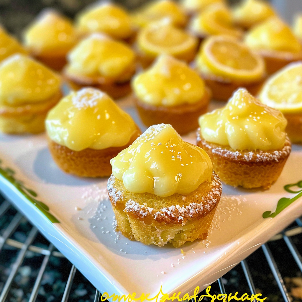 From Scratch Mini Lemon Drop Cakes
