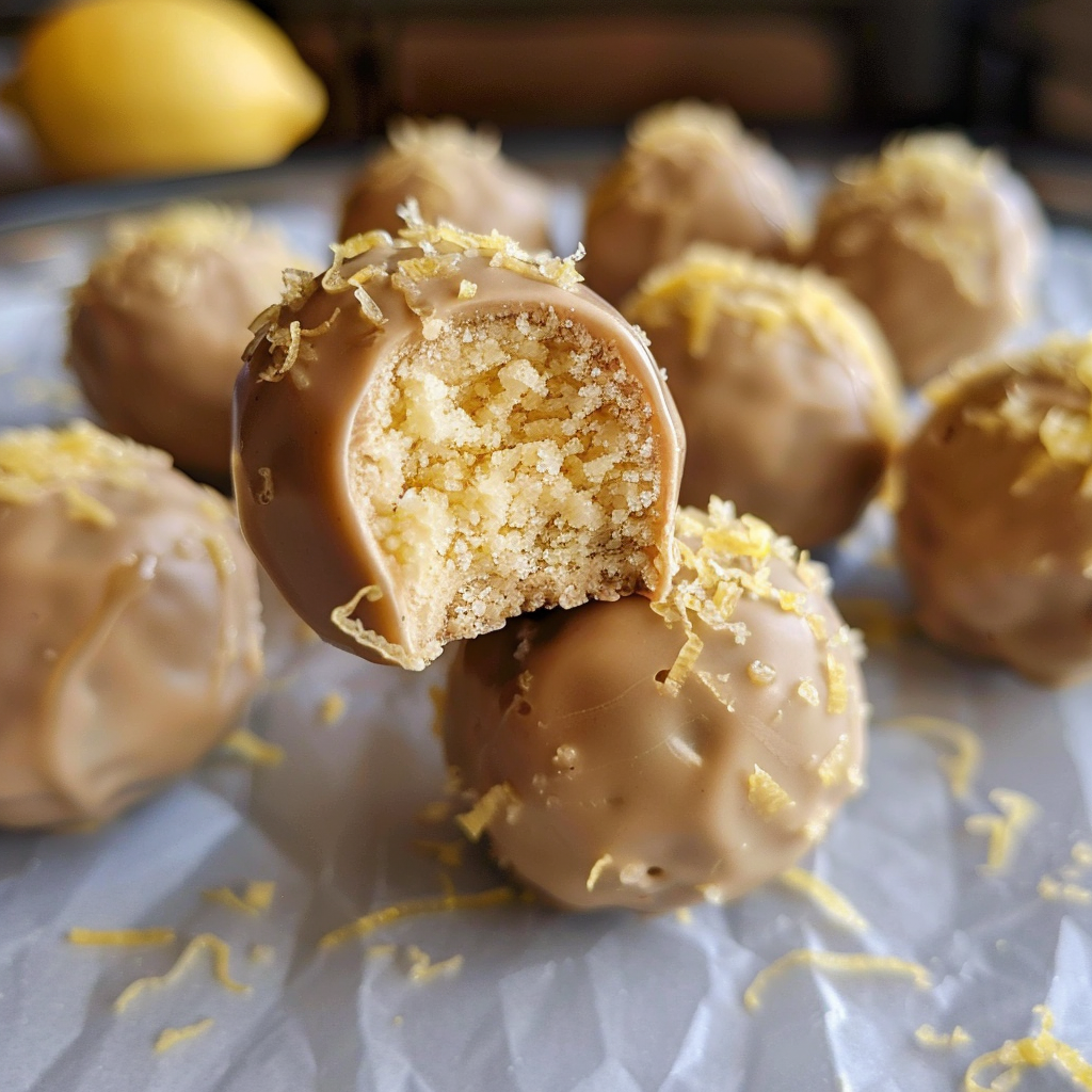 No Bake Lemon Truffles: A Zesty, Creamy Treat for Dessert Lovers