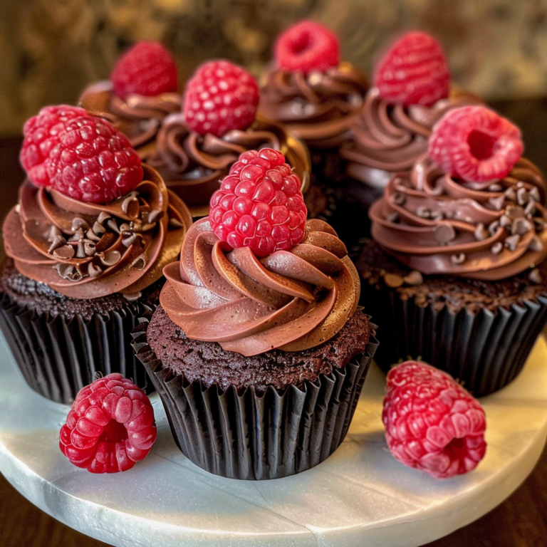 Chocolate Raspberry Cupcakes Recipe