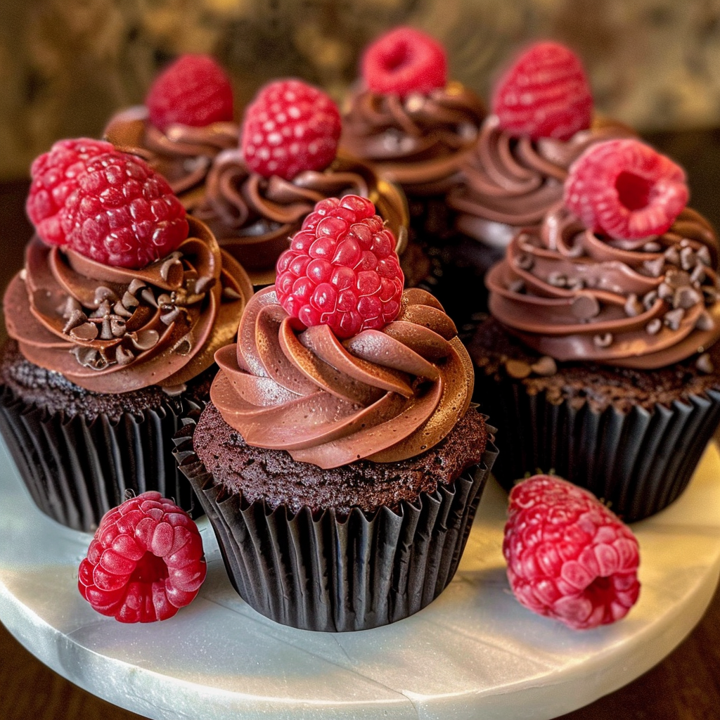 Chocolate Raspberry Cupcakes Recipe