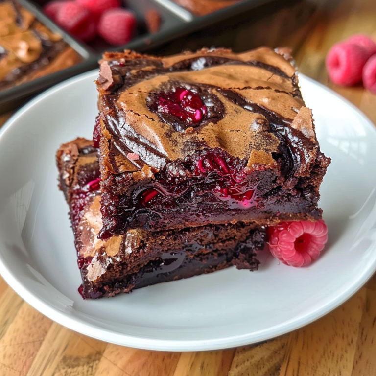 Best Raspberry Swirl Brownies Recipe