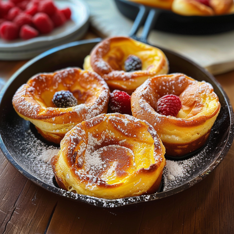 Mini Dutch Baby Pancakes: A Quick Baking Delight