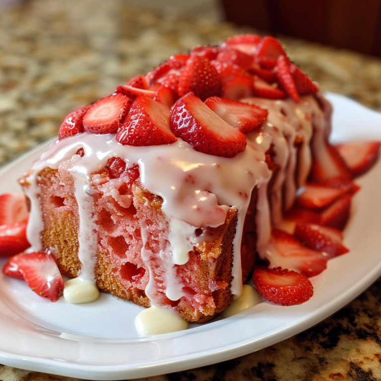 Easy Strawberry Pound Cake Recipe