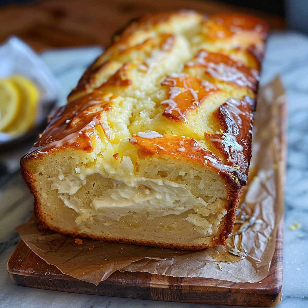 Luscious Lemon Cream Cheese Loaf