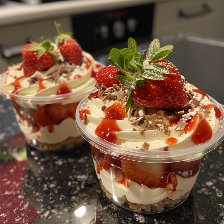 Strawberry Dessert Cups: Easy & Refreshing Treat