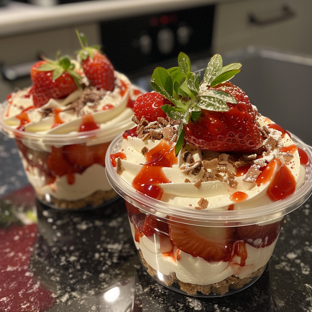 Strawberry Dessert Cups: Easy & Refreshing Treat