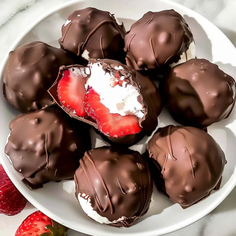Chocolate Covered Strawberry Yogurt Bites