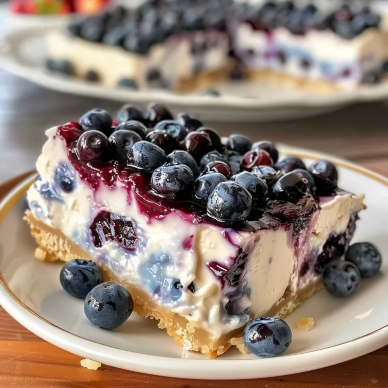 Grandma's Blueberry Chill Bars: A Sweet Summer Treat