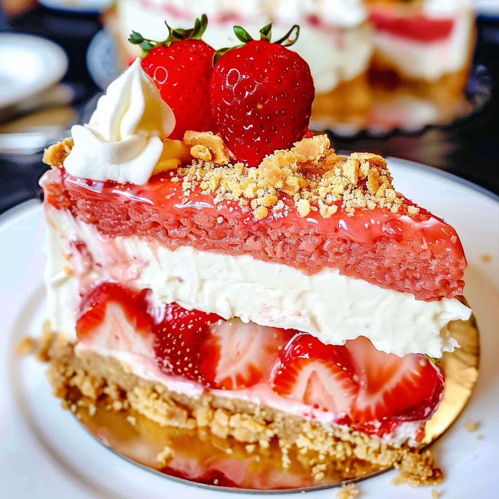 Strawberry Crunch Cheesecake