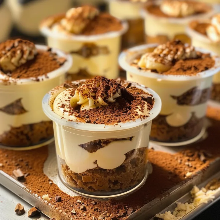 Tiramisu Cups: Easy Italian Dessert