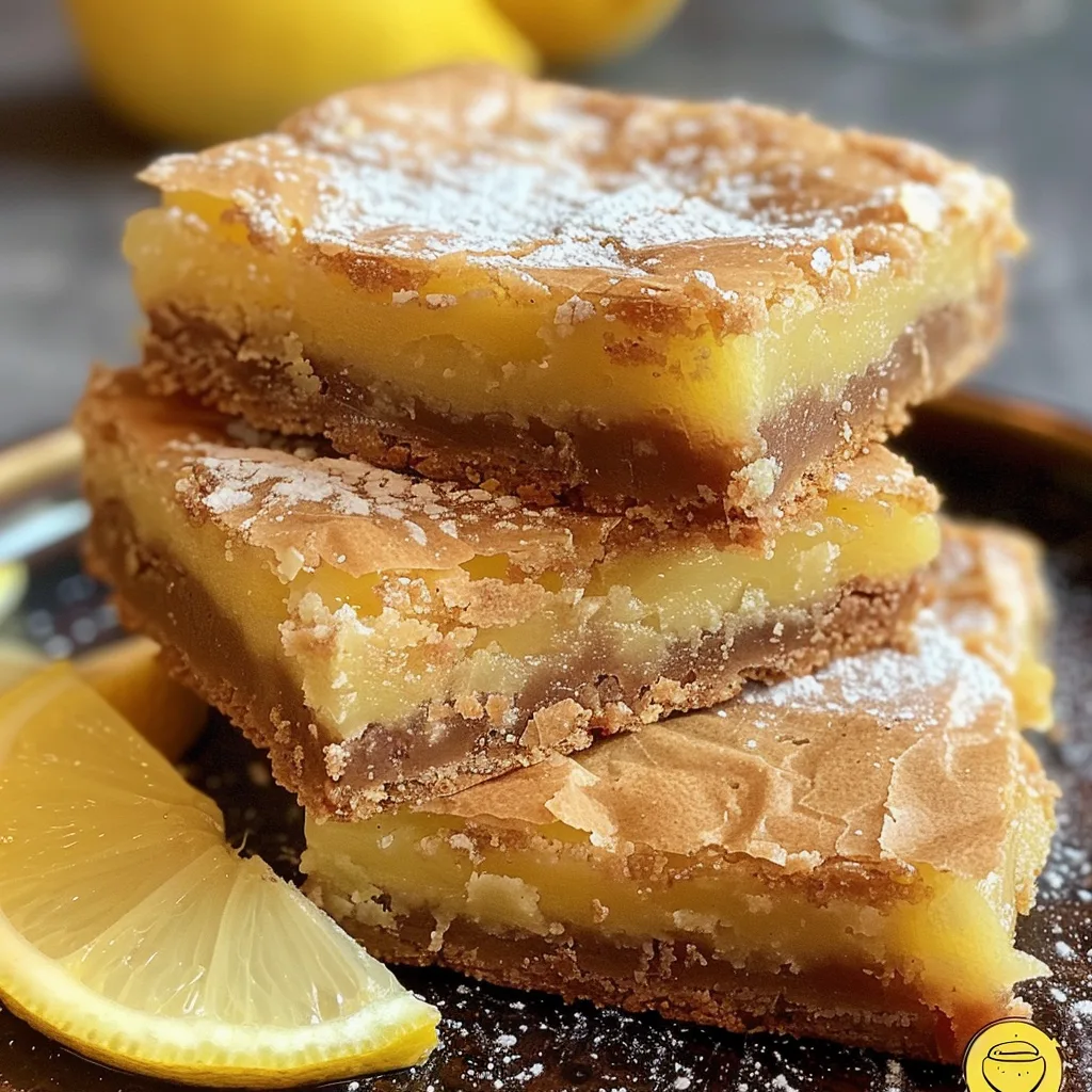 Lemon Brownie Bars Recipe Delight