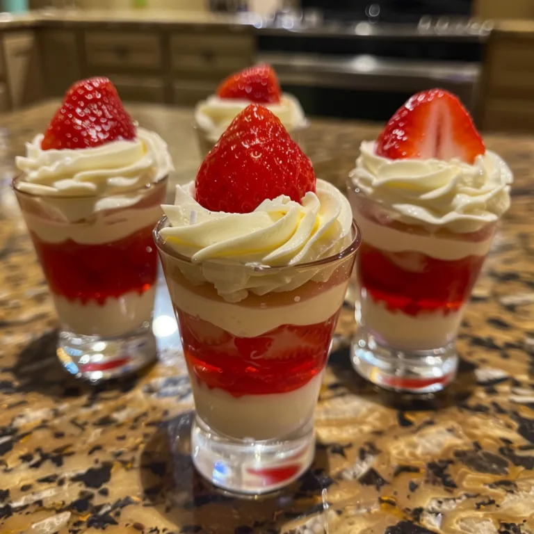 Strawberry Cheesecake Shooters!