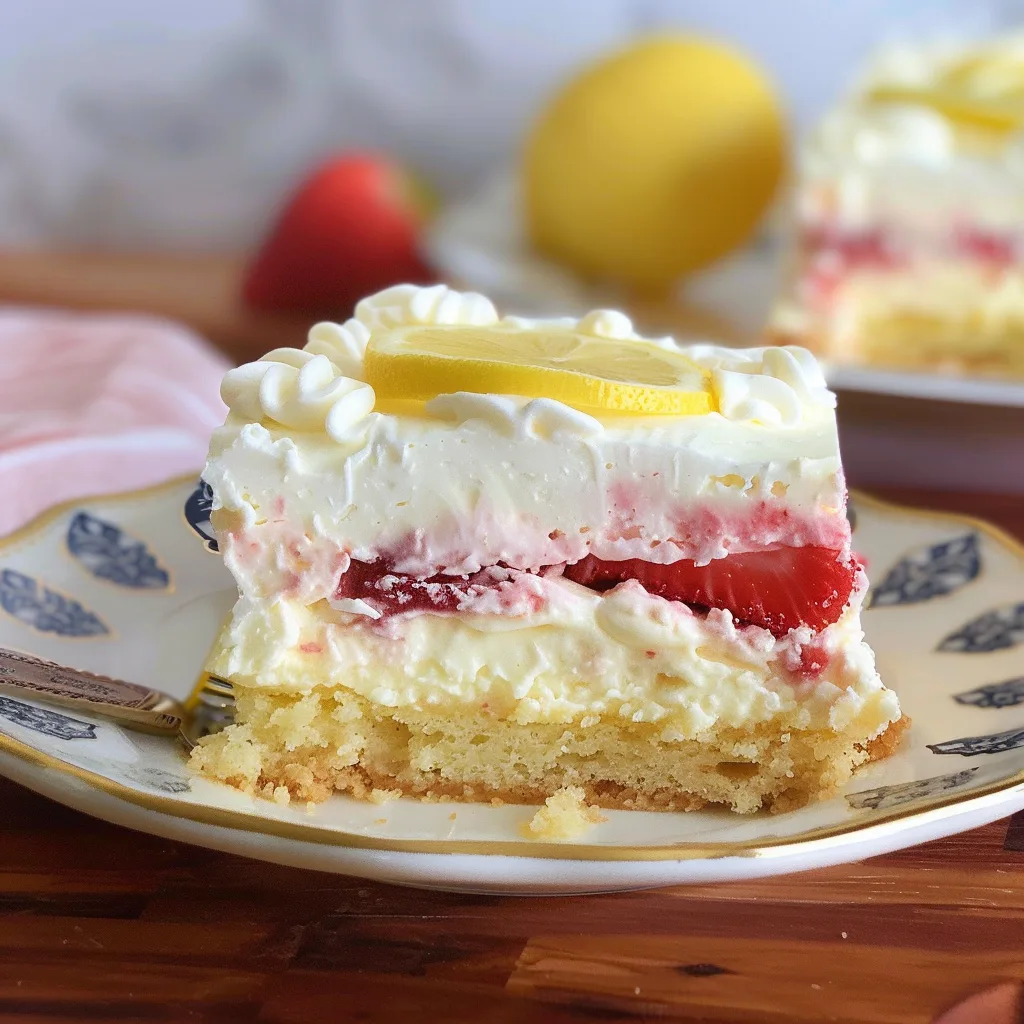 Lemon Eclair Cake: A Zesty Dream