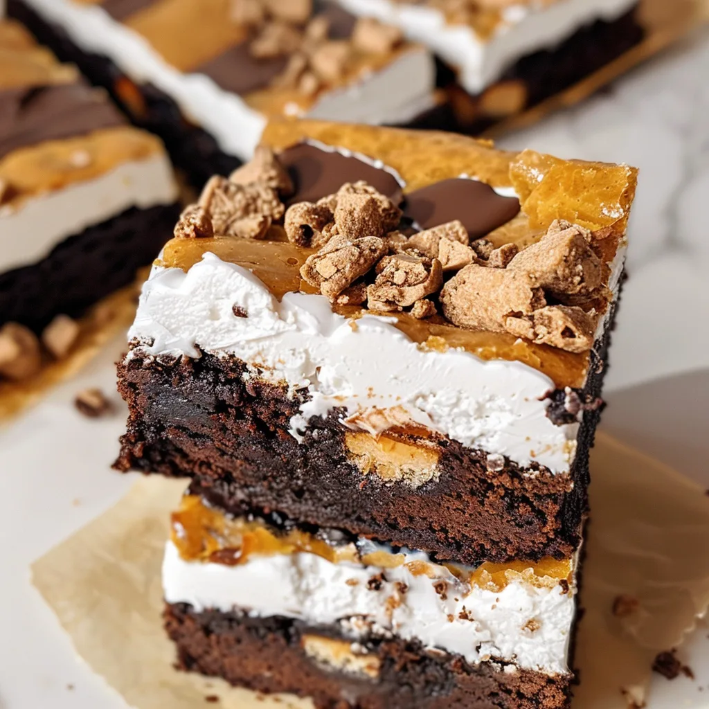 The Most Amazing S'mores Brownies
