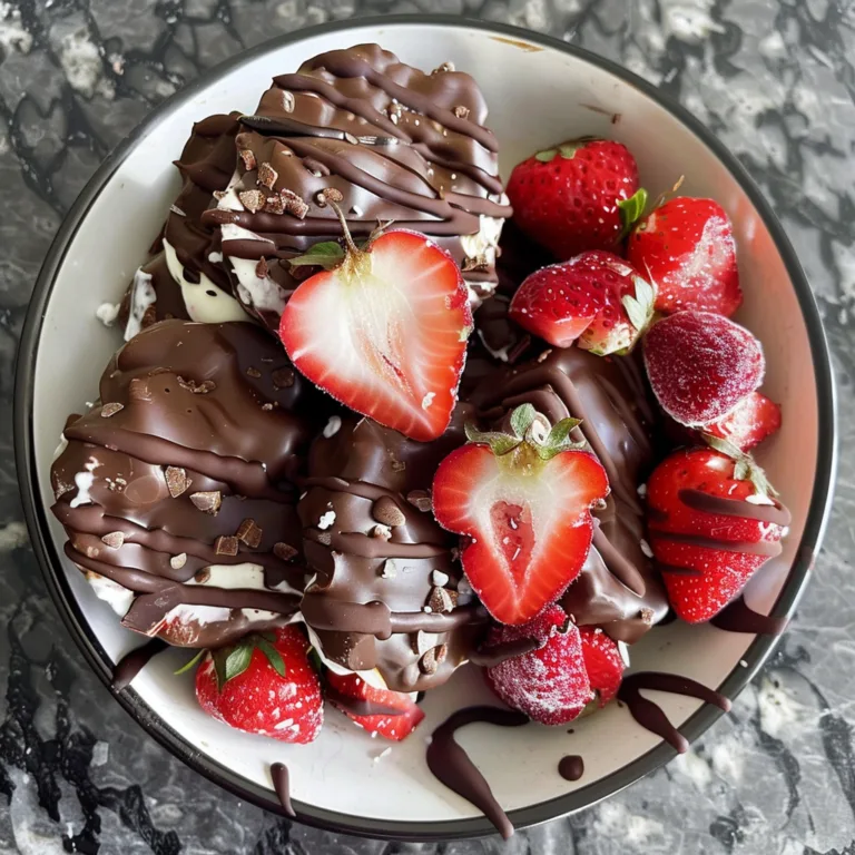 Viral Chocolate Strawberry Yogurt Clusters