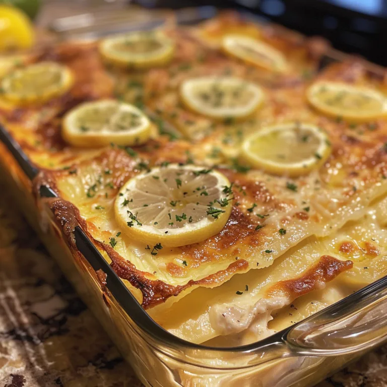 Lemon Lasagna: A Zesty Twist on Classic Comfort
