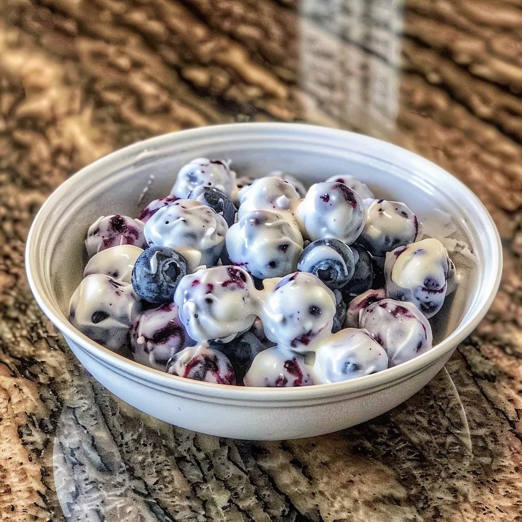 Frozen Blueberry Greek Yogurt Clusters: Easy Healthy Snack