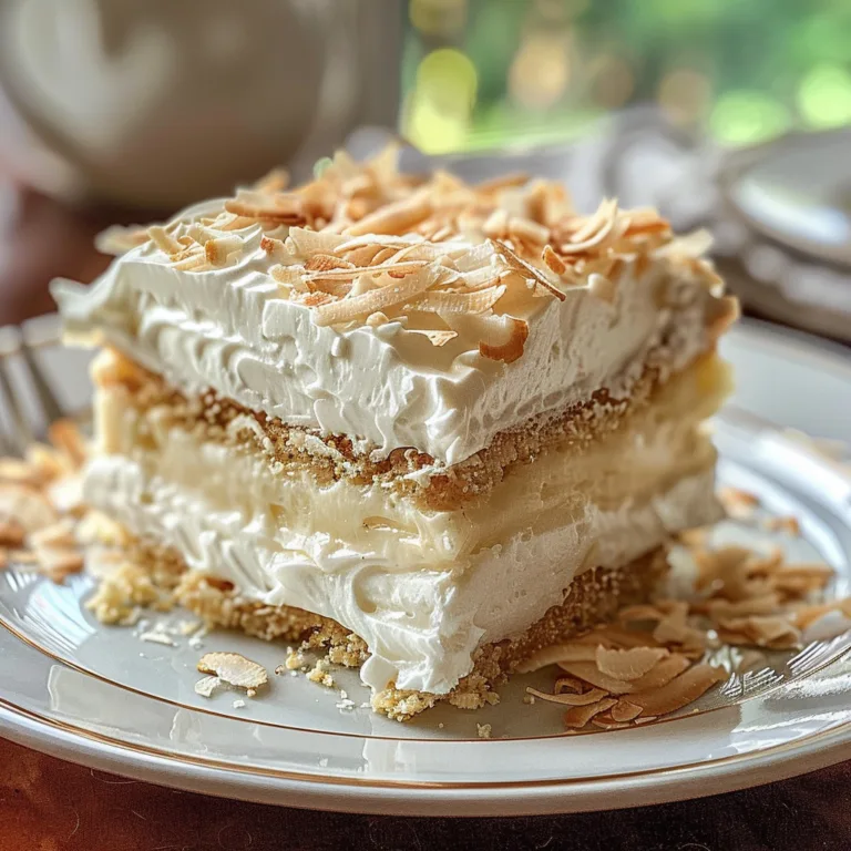 Coconut Icebox Cake: Easy No-Bake Dessert