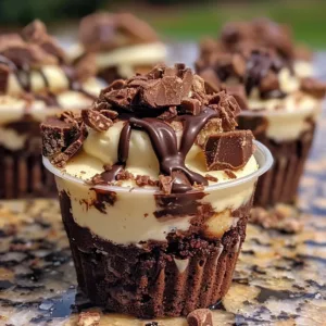Loaded Brownie Cheesecake Cups Perfection