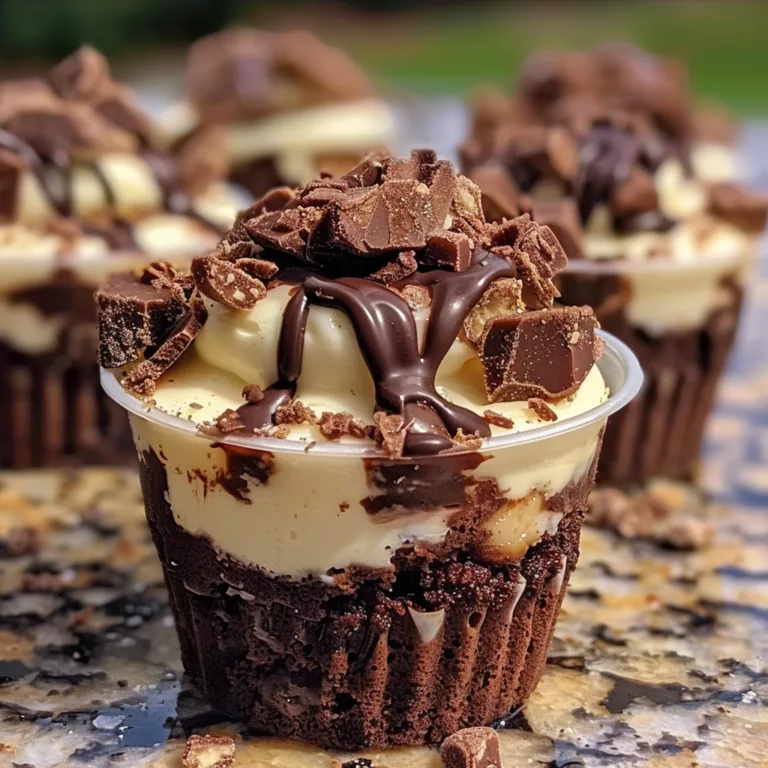 Loaded Brownie Cheesecake Cups Perfection