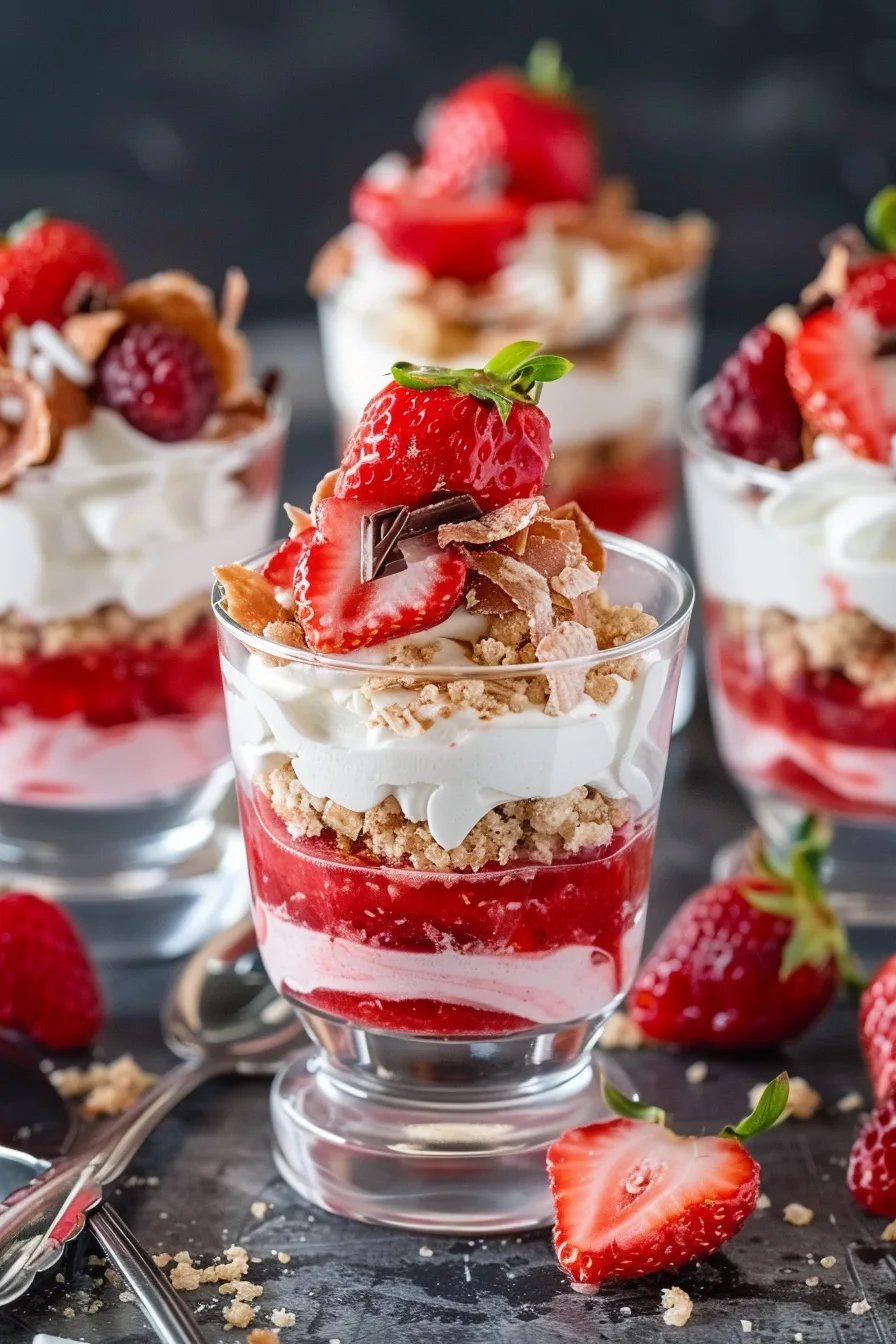 No-Bake Strawberry Cheesecake Parfaits - Valerie Recipes 6 image 1776955397654