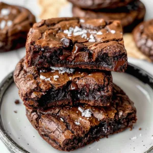 The Best Fudgy Chewy Browkies (Brookies)