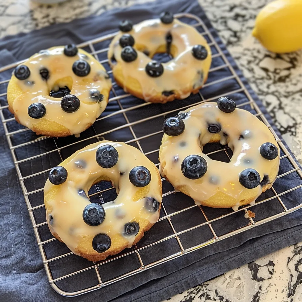 Baked Lemon Blueberry Donuts: A Delightful Treat
