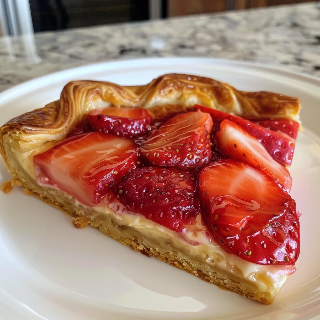 Berrylicious Bliss: Strawberry Cheesecake Danish Recipe! 🍓🍰
