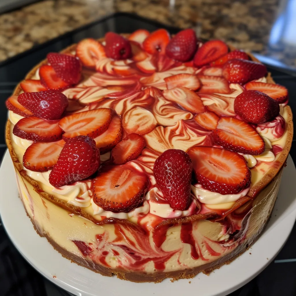 Strawberry Swirl Cheesecake Recipe Perfection
