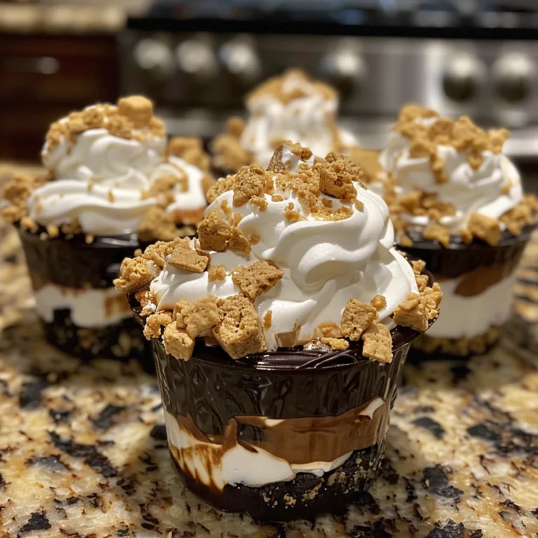 No Bake S'mores Dessert Cups Recipe