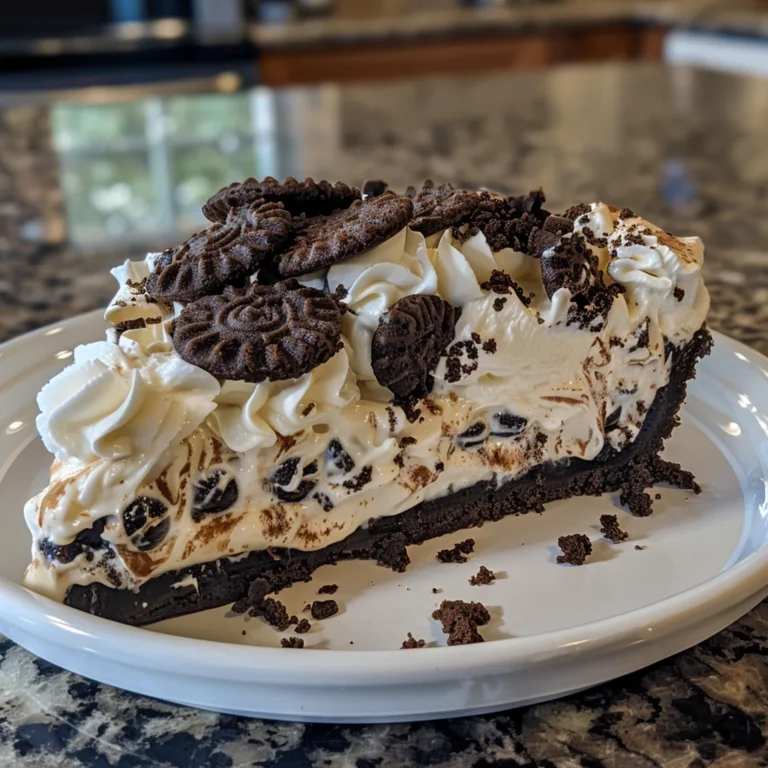 No Bake Cookies and Cream Pie Perfection