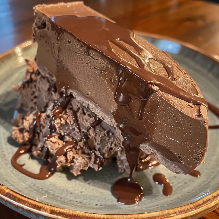 No Bake Chocolate Fudge Popsicle Pie