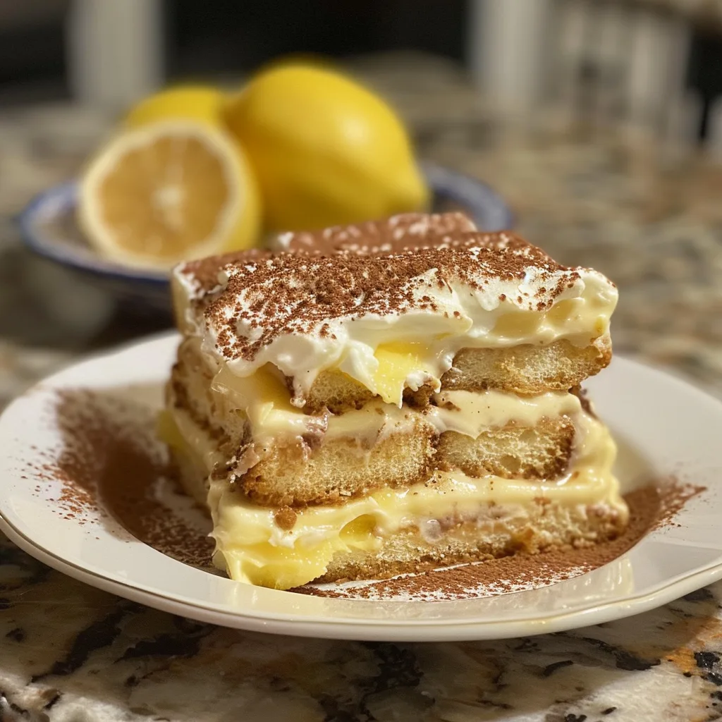 Limoncello Tiramisu: A Zesty Twist