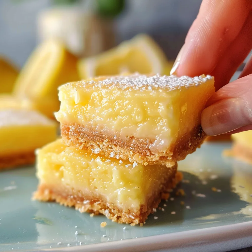 Creamy Lemon Squares: A Zesty Delight