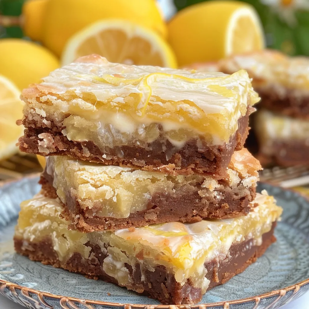 Lemon Brownies: Zesty & Chewy Dessert Bliss