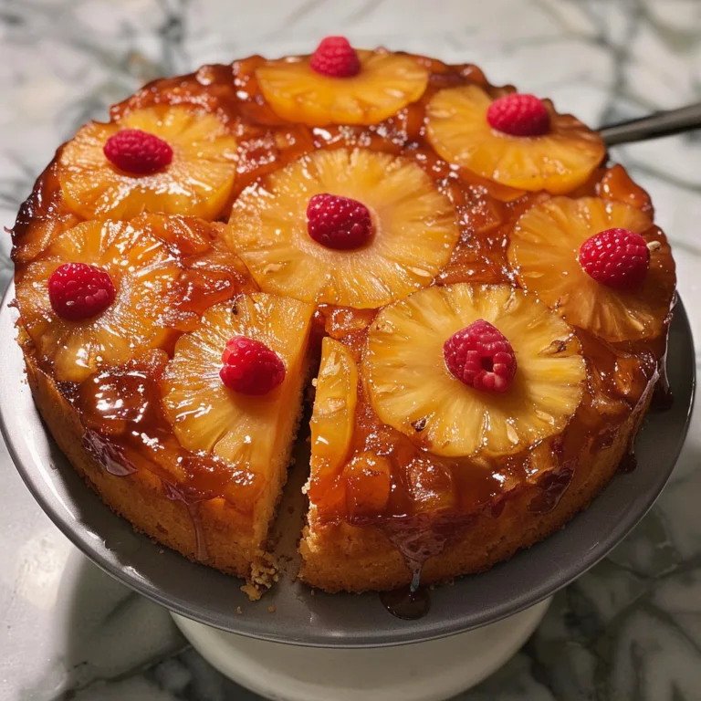 Easy Pineapple Upside Down Cake Recipe