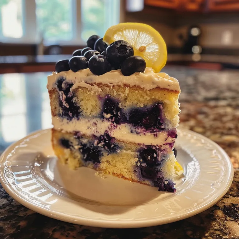 Blueberry Lemon Cake: Zesty & Sweet Delight