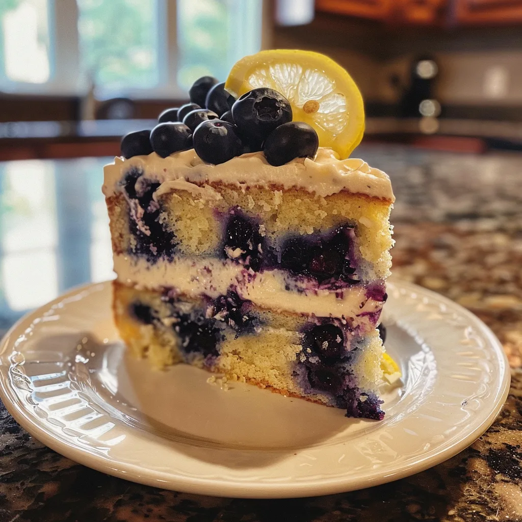Blueberry Lemon Cake: Zesty & Sweet Delight