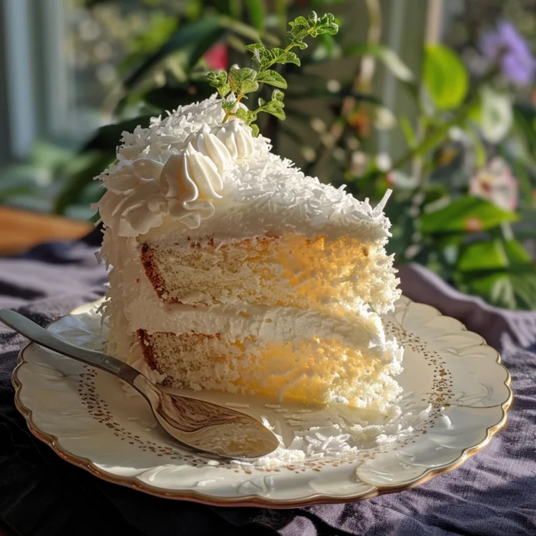 Coconut Cloud Cake: A Heavenly Delight
