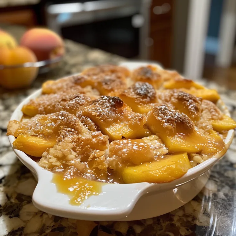 Easy Peach Cobbler Dessert: A Quick Classic