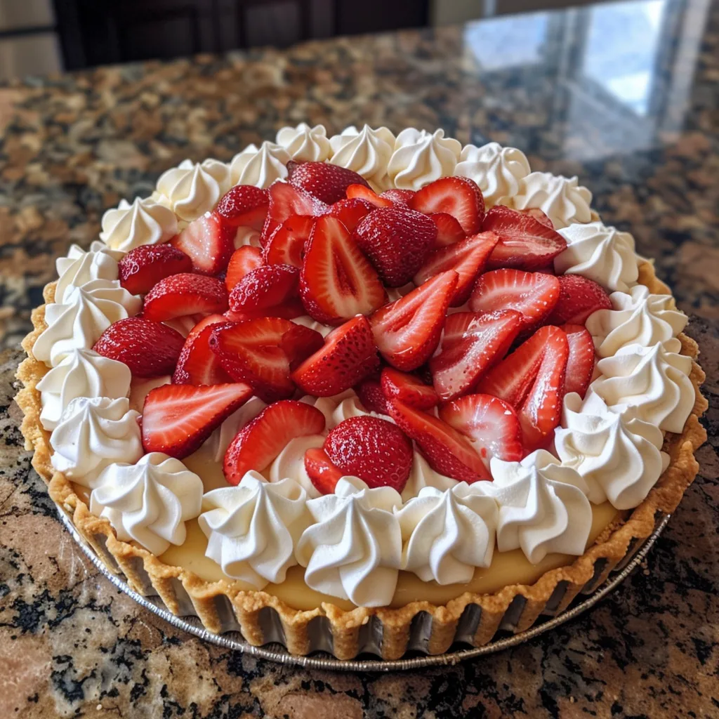 Strawberry Cream Pie: A Sweet Summer Dream