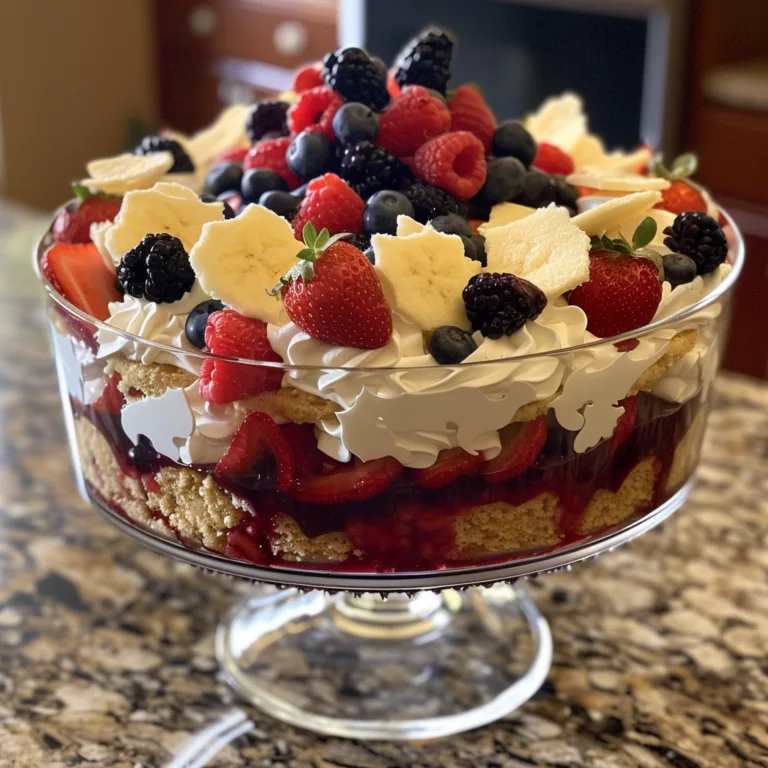 Berry Trifle Dessert Recipe: A Crowd-Pleaser