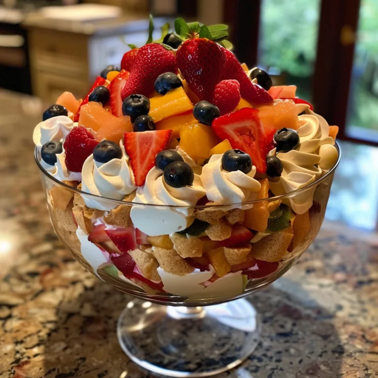 Summer Fruit Trifle Recipe