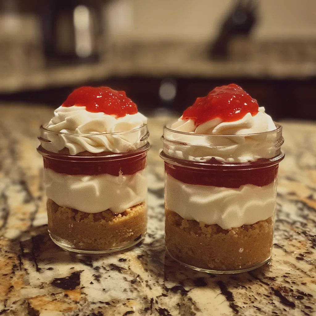 No Bake Cheesecake Jars: Easy & Delicious