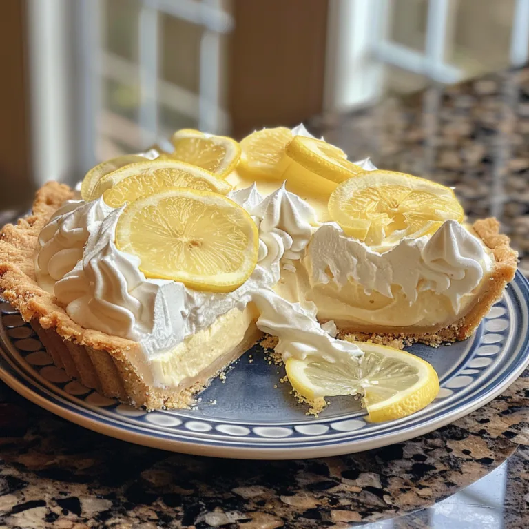 No Bake Lemon Icebox Pie Perfection