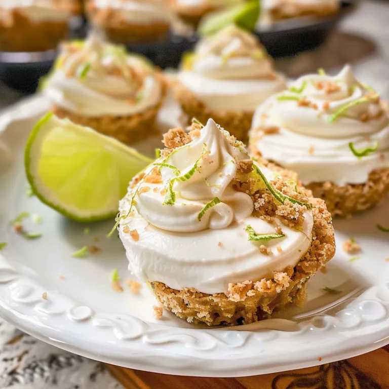 Mini No Bake Key Lime Pies